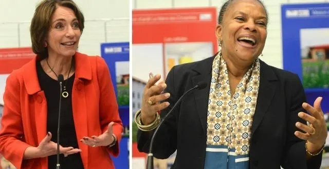 photo marisol touraine et christiane taubira. &copy; marc roger