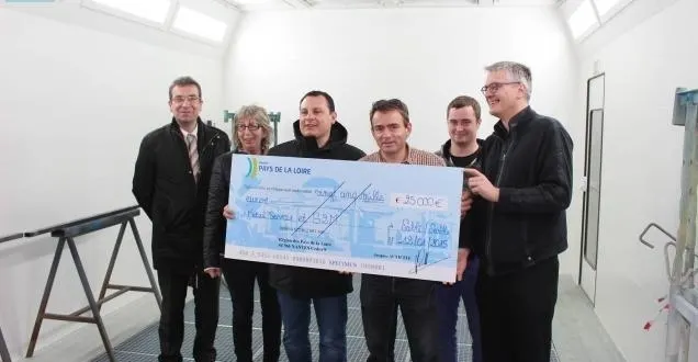 photo thierry petitbon et christophe touchard avec hubert lécuyer, olivier biencourt et martine crnkovic.