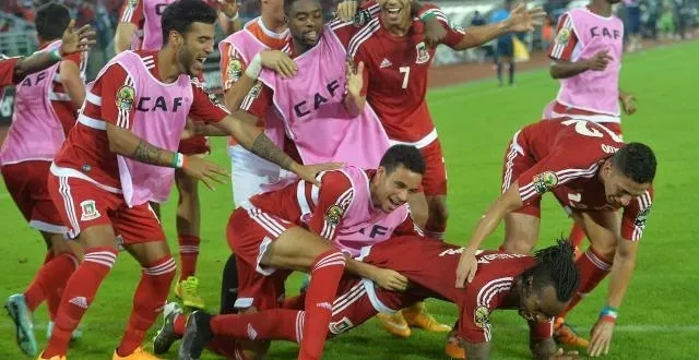 photo la joie équato-guinéenne après la victoire face à la tunisie &copy; photo : afp