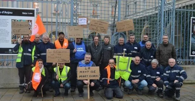 photo maine-et-loire. moryglobal au bord de la liquidation : opération escargot lundi