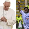 photo le pape a reçu maradona.
