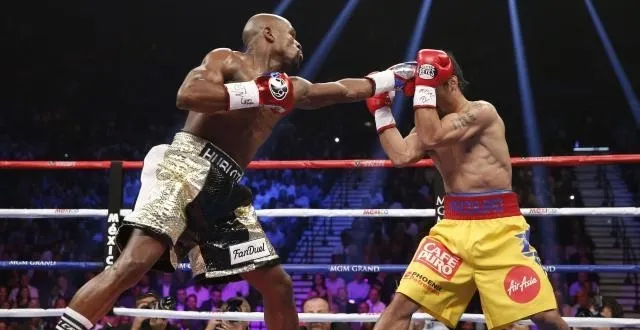 photo le combat du siècle aura au moins tenu toutes ses promesses au niveau business et dollars. &copy; photo: afp