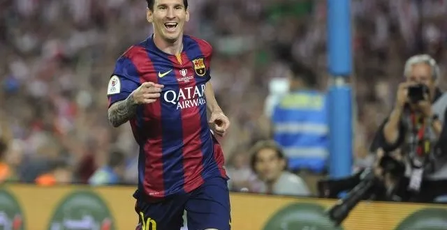 photo lionel messi a encore signé un but venu d'ailleurs. &copy; afp