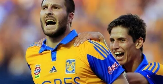 photo andre-pierre gignac a marqué l'un des deux buts des tigres face au chivas. &copy; afp