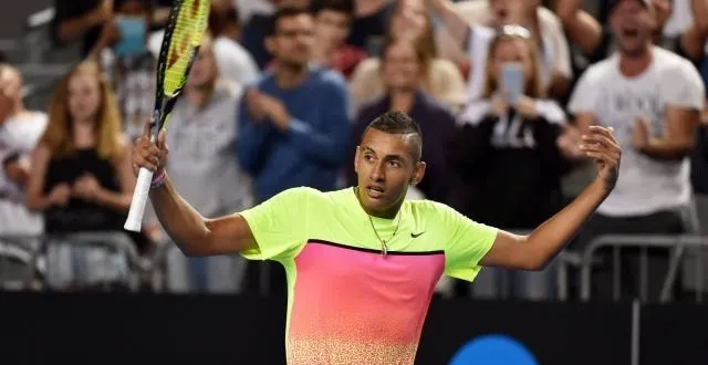 photo ce n'est pas la première fois que nick kyrgios est à notifier d'une attitude 