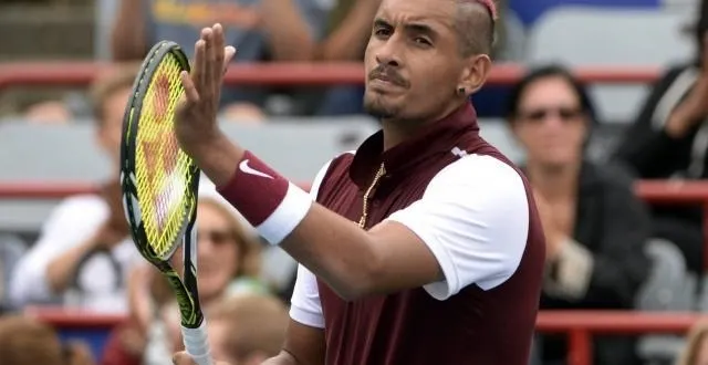 photo ce n'est pas pour son comportement (qu'il a eu au masters 1000 de montréal face à stan wawrinka) que nick kyrgios s'applaudit... &copy; photo usa today