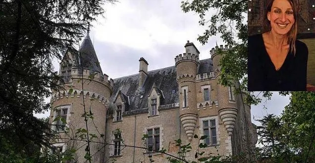 photo aujourd'hui encore, véronique geffroy (en médaillon) imagine difficilement de s'installer au château de fougeret