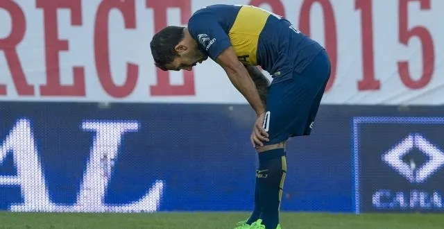 photo carlos tevez, auteur d'une grosse faute, qui fait polémique en argentine. &copy; alejandro pagni