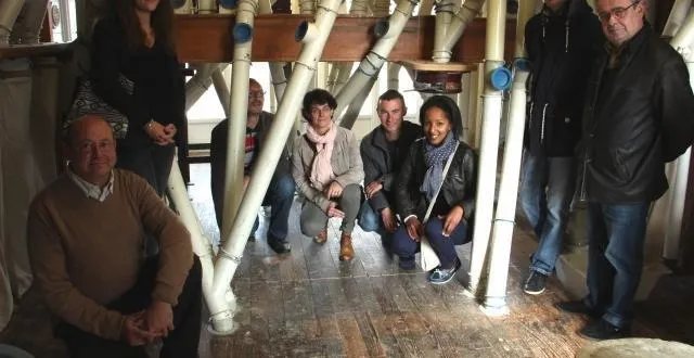 photo pendant la visite, samedi. &copy; anne-emmanuelle lambert