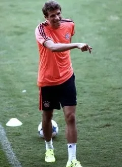 photo thomas müller a un don d'imitateur. &copy; photo : afp