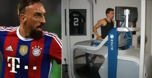 photo franck ribéry pourrait guérir grâce à un tapis de course spécial développé par la nasa. &copy; afp / wikimedia