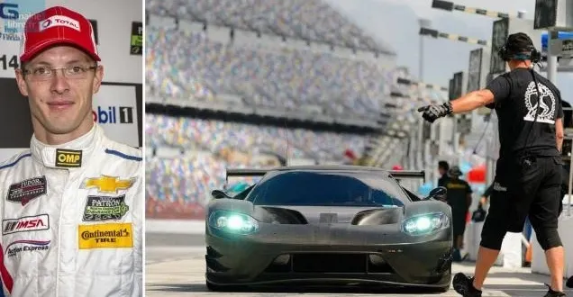 photo auto. 24 heures du mans 2016 : ford sur la piste sébastien bourdais &copy; le profil de sébastien bourdais, titré aux etats-unis et rompu aux joutes des 24 heures du mans, intéresse forcément le constructeur pour piloter la nouvelle ford gt (à droite), ici en essai en floride. photo imsa - ford