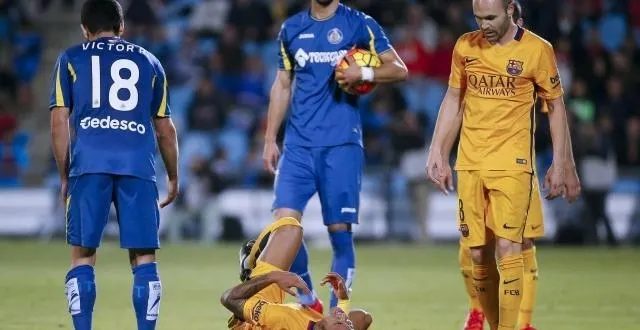 photo polémique autour des joueurs barcelonais. &copy; reuters