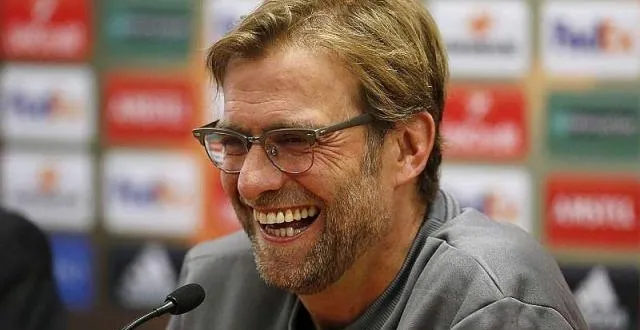 photo football soccer - liverpool press conference - liverpool training ground - 25/11/15
liverpool manager juergen klopp during the press conference
action images via reuters / ed sykes
livepic
editorial use only. &copy; ed sykes
