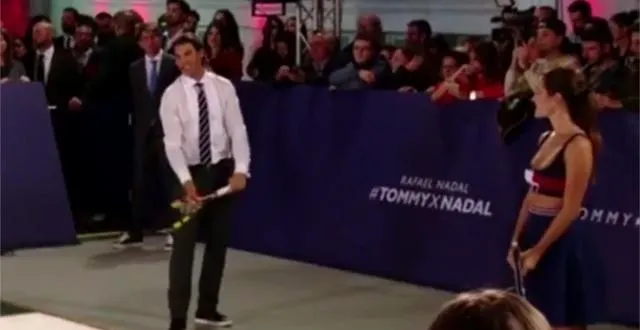 photo rafael nadal s'est offert une partie de strip-tennis. &copy; you tube.