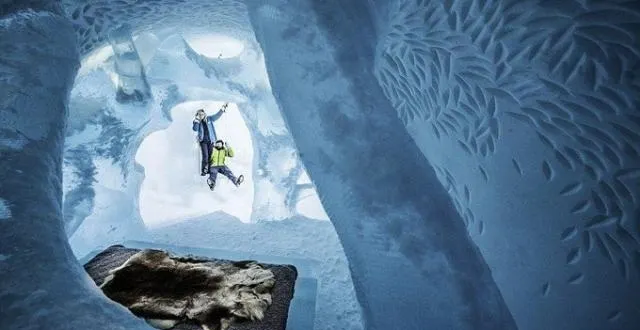 photo la suite « grande évasion », avec ses recoins à explorer. &copy; (photo : asaf kliger/the ice hotel)