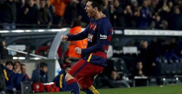 photo messi, auteur d'un doublé contre l'espanyol. &copy; photo : reuters.