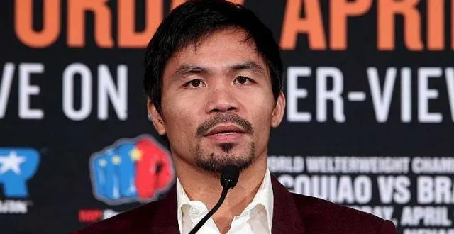 photo nike a rompu ses liens avec le boxeur manny pacquiao. &copy; photo : afp