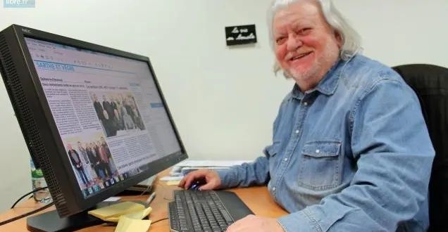 photo le maine libre. correspondant local : «le plaisir de suivre la vie des communes» &copy; joël chevet, figure emblématique de son canton et fidèle correspondant du « maine libre » depuis 31 ans.