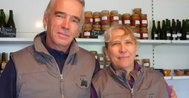 photo agnès et luc bernard sont installés à courgenard. &copy; photo archives 