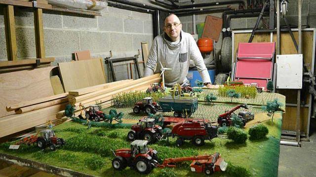 Miniature agricole et travaux publics, miniature de collection et jouet