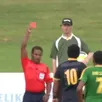 photo l'arbitre salomonais george time est entré lundi dans les annales en sortant six cartons rouges et 11 jaunes à auckland lors d'un match de ligue des champions d'océanie.