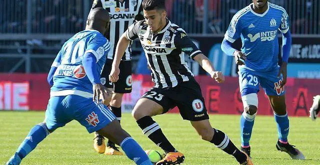 photo saïd benrahma et le sco auraient pu espérer un meilleur résultat face à l'om. &copy; joël le gall