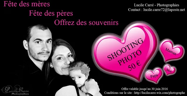 photo shooting photo fêtes des mères et des pères