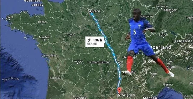 photo fuchs a rendu hommage à n'golo kanté à sa manière. &copy; capture d'écran twitter