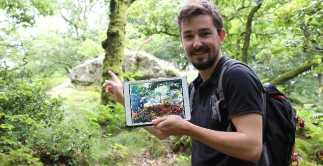 photo nicolas blanchard, photographe, a retrouvé les lieux que le peintre georges lacombe a peints, il y a un siècle en forêt d’ecouves. &copy; anne-emmanuelle lambert