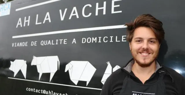 photo arnaud billon est le jeune chef d'entreprise à l'origine de ah la vache. &copy; yasmine mousset