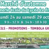 photo marché d'autome - jardinerie école le fresne