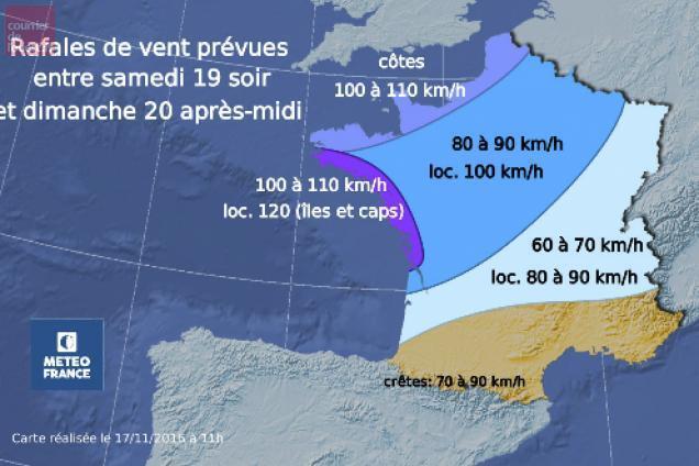 Grand Ouest. Intempéries: Un Coup De Vent Attendu Ce Week-end Selon ...