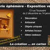 photo galerie éphémère - expo vente