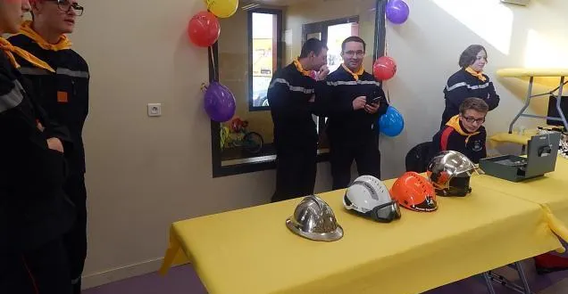 photo section jeunes sapeurs pompiers