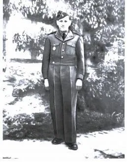 photo andré chatelain, 23 ans, en permission chez ses parents à gacé. &copy; dr