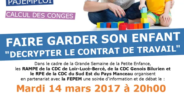 photo faire garder son enfant: décrypter le contrat de travail 