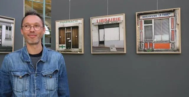 photo thibaut derien expose ses clichés de façades de petits commerces fermés. des photos prises un peu partout en france. &copy; ouest-france