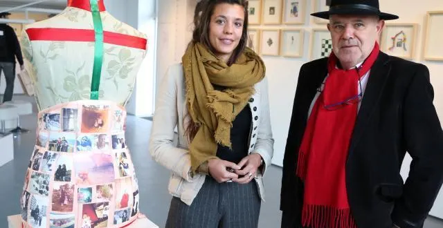 photo gaëlle manach, médiatrice culturelle, et alain le quéau, vice-président du val de sarthe, en charge de la culture. &copy; julien belaud/ouest-france