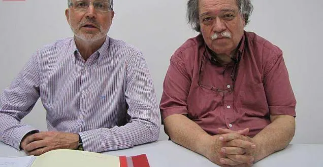 photo jean-jacques becouze, président de l’association le gouvernail et claude maillet, conseiller pédagogique. &copy; photo le courrier de l'ouest