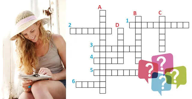 photo [jeu] vacances d’été riment avec … mots croisés !!