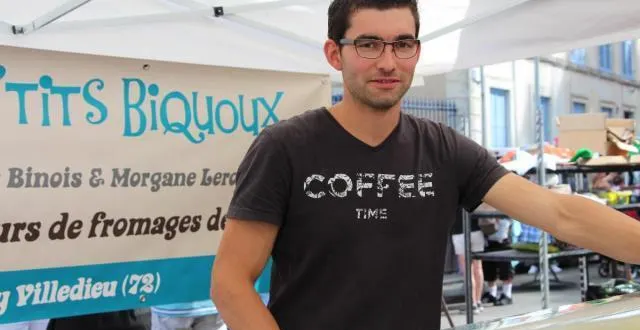 photo victor binois est présent sur le marché de la flèche le mercredi matin. &copy; ouest-france