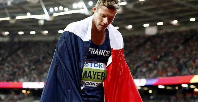 photo le français kevin mayer est champion du monde du décathlon ! &copy; reuters