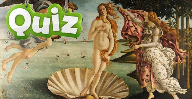 photo confiquiz n°8.2 : qui sont les auteurs de ces célèbres peintures ?