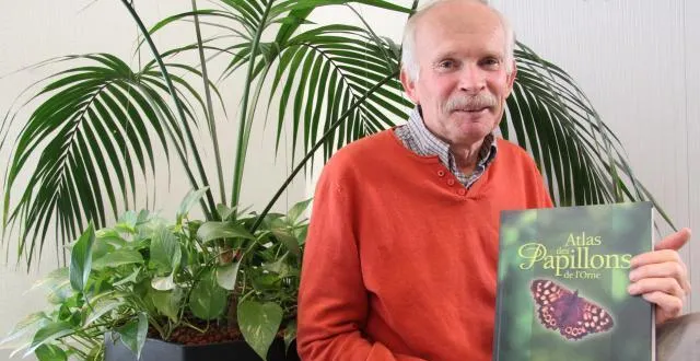 photo françois radigue continue sa quête des papillons qui vivent dans l’orne. un premier tome des papillons de nuit est en préparation. &copy; delphine le normand