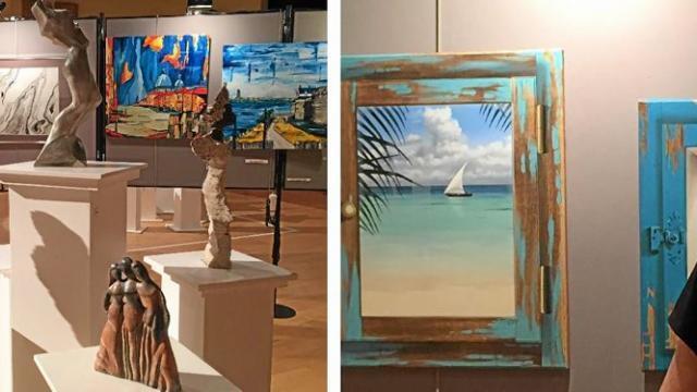 Tableau Trompe L'Oeil Mer