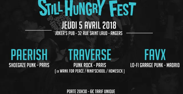 photo l'affiche du still hungry fest 2018