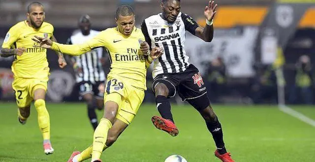 photo a l'aller, le psg de mbappé avait surclassé le sco d'angers de toko ekambi en ligue 1, au stade raymond-kopa (5-0). &copy; marc ollivier