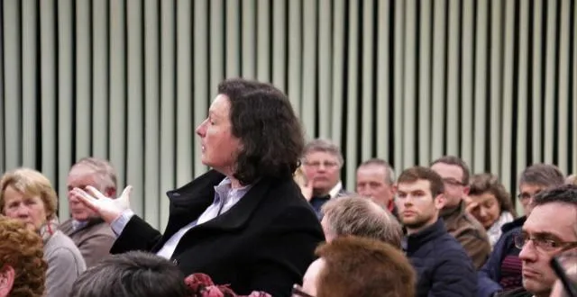 photo une centaine de personnes a assisté à la réunion publique qui s’est tenue à nonant-le-pin, mardi soir. &copy; elodie dardenne