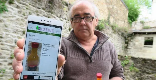 photo l’application dietum, créée par alain lecherbault, permet d’évaluer la qualité des aliments en magasin. &copy; ouest-france